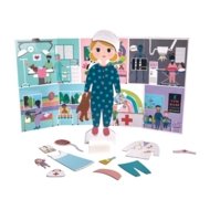 FLOSS AND ROCK Puidust magnetiline Dress Up nukk Florence, 44P6442