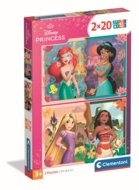 CLEMENTONI LASTELE PUZZLE Disney Princess, 2x20 tk,, 24092