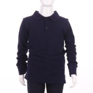 MAMAJUM långärmad polotröja 10-000006, tumesinine, 158/164 cm