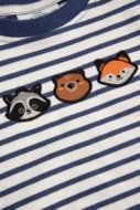 COCCODRILLO t-särk FOREST FRIENDS BOY NEWBORN, värv, ZC5143102FBN-022-080, 80 cm