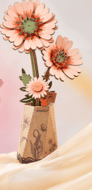 ROWOOD puidust konstruktor Heleoranž gerbera, TW111