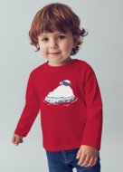MAYORAL pikkade varrukatega t-särk, red, 2.071-43, 4 cm