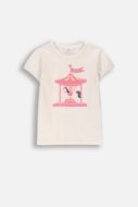 COCCODRILLO lühikeste varrukatega t-särk, kreemi värv, WC6143207FGK-003-092