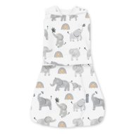 INGENUITY mähkimistekk SWADDLEME Happy Elephant, 3 - 6 kuud, WHITE, 17388