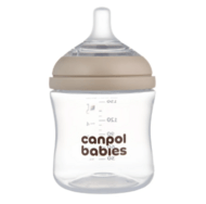 CANPOL BABIES Lutipudel koos Lutiga  NATURAL SHAPE, 150 ml, 35/400