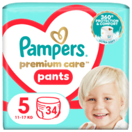 PAMPERS Premium Care püksmähkmed, suurus 5, 34 tk, P04H026