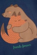 COCCODRILLO t-särk FOREST FRIENDS BOY NEWBORN, sinine, ZC5143103FBN-015-080, 80 cm