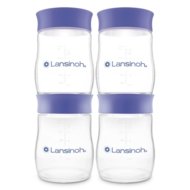 LANSINOH rinnapiima säilituspudelid, 4 × 160 ml, 20517