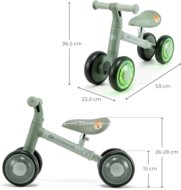 KINDERCRAFT tasakaaluratas CUTIE FLASH, roheline, KRCUFL00GRE0000