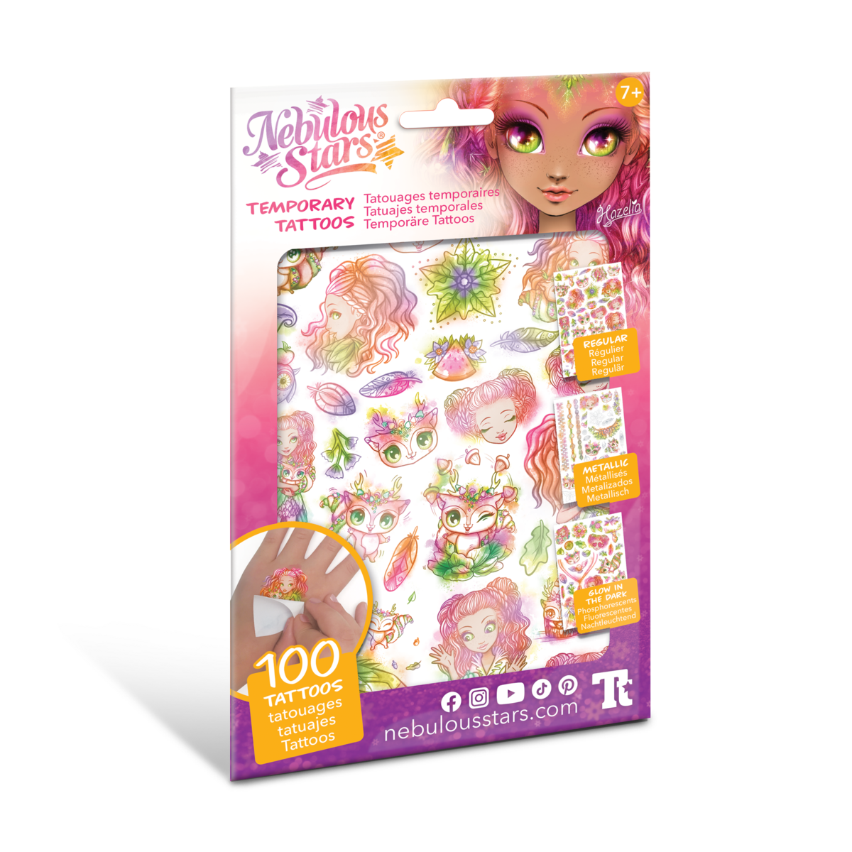 NEBULOUS STARS Temporary Tattoos - Asst., 11410 11410
