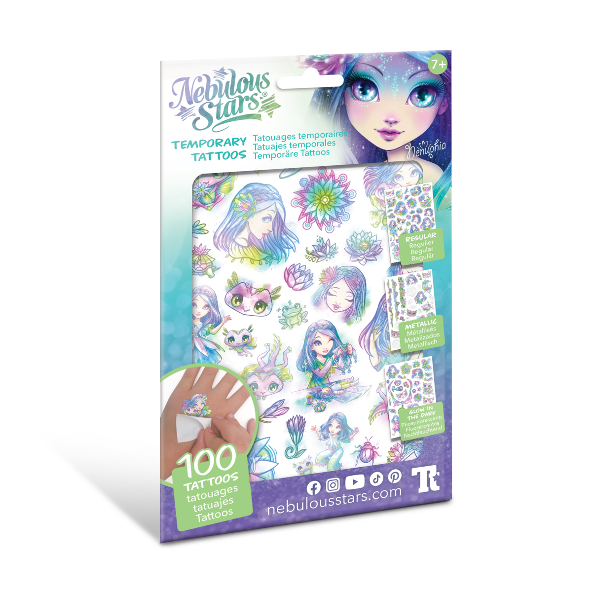 NEBULOUS STARS Temporary Tattoos - Asst., 11410 11410
