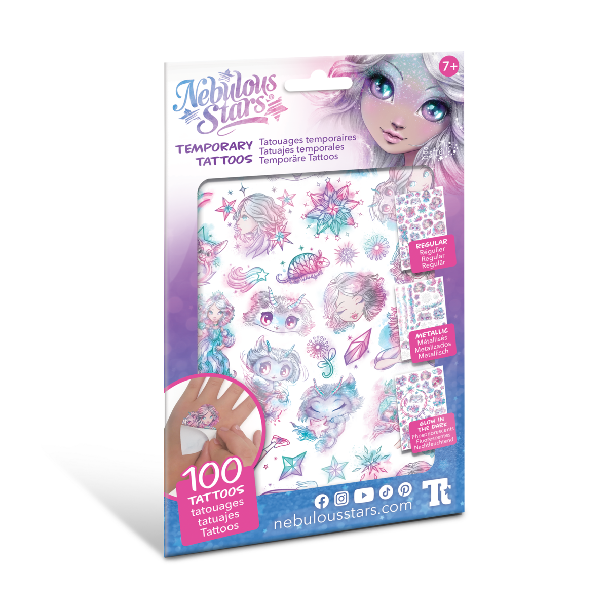 NEBULOUS STARS Temporary Tattoos - Asst., 11410 11410