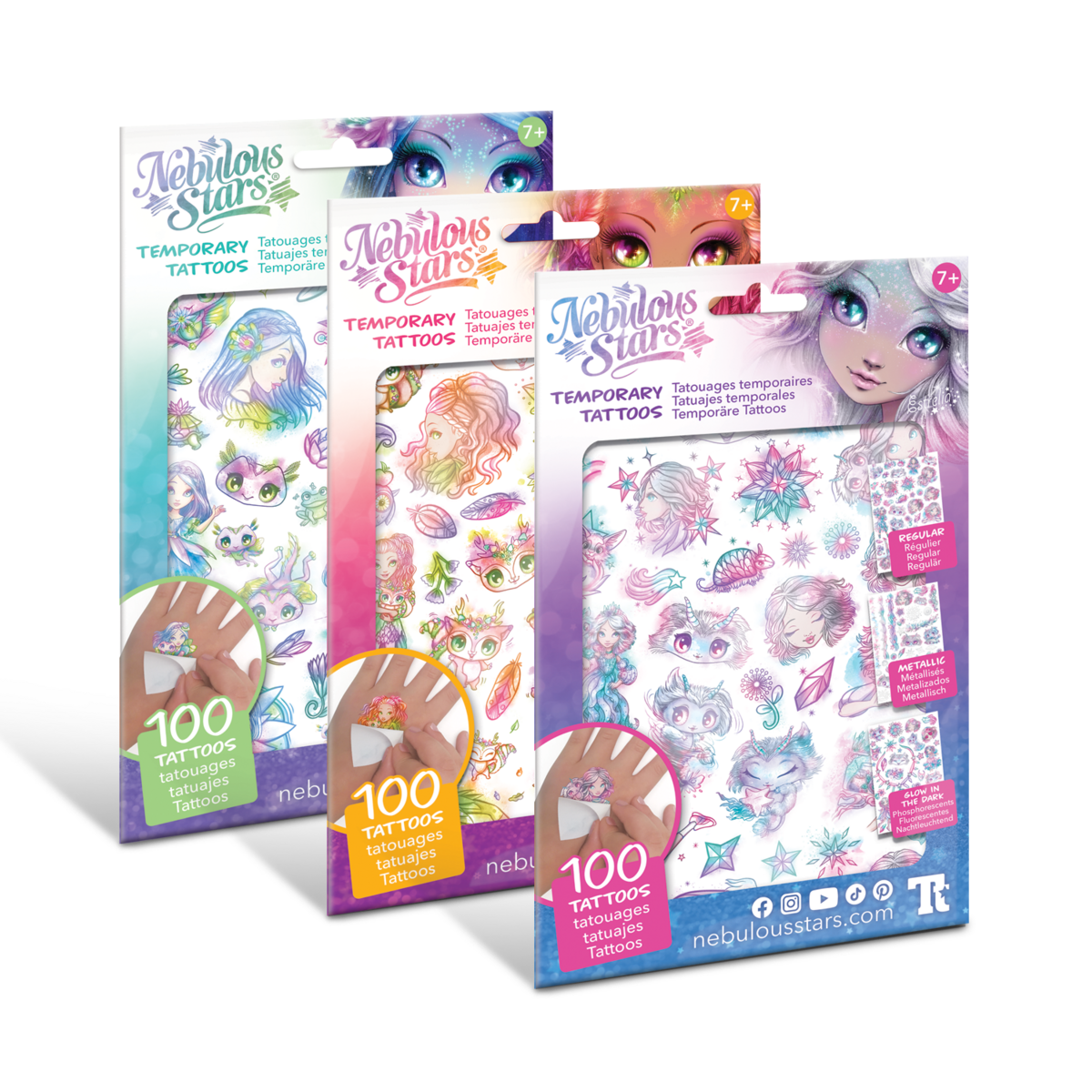 NEBULOUS STARS Temporary Tattoos - Asst., 11410 11410