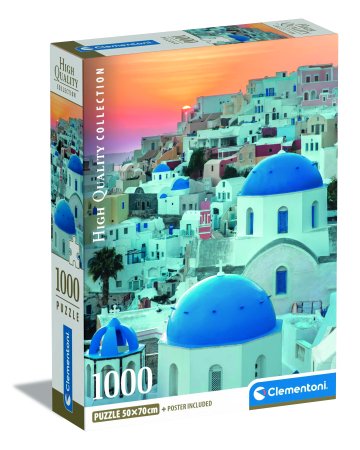 CLEMENTONI HQC pusle Santorini, 1000 tk, 39912 
