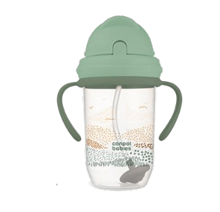 CANPOL BABIES lekkekindel pudel raskuskõrrega MOUNTAINS, 270 ml, 56/620_gre 
