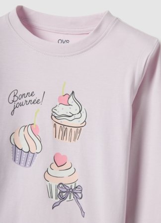 OVS pikkade varrukatega t-särk, 110 cm, 002558301 