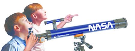 CLEMENTONI Science & Play teleskoop NASA, 75087BL 