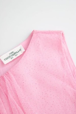 COCCODRILLO varrukateta kleit, roosa, WC6128304EJG-007-134, 134 suurus 