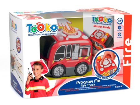 SILVERLIT TOOKO programmeeritav tuletõrjeauto, SI 81470 