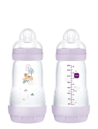 MAM Easy Start Anti-Colic lutipudel 260ml PINK, 412126 