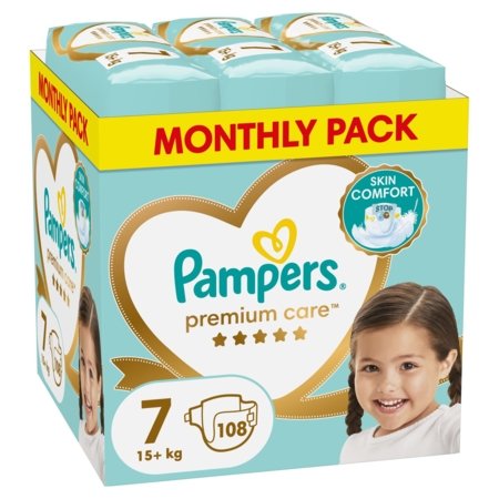 PAMPERS mähkmed Premium Care, 7 suurus 15+kg, 108 tk, 80789189 