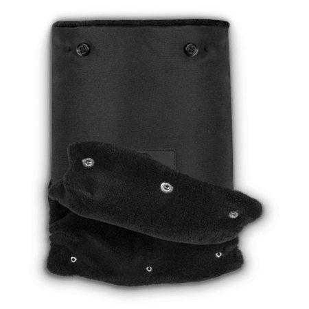 LIONELO kaheosalised kindad käru jaoks, Black, LO-HANDMUFF 