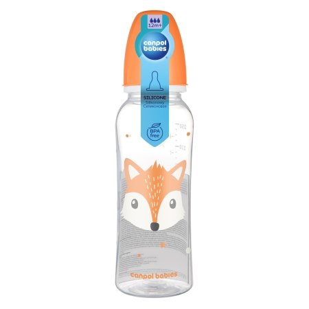 CANPOL BABIES kitsa kaelaga pudel CUTE ANIMALS, 250 ml, 11/841_ora 