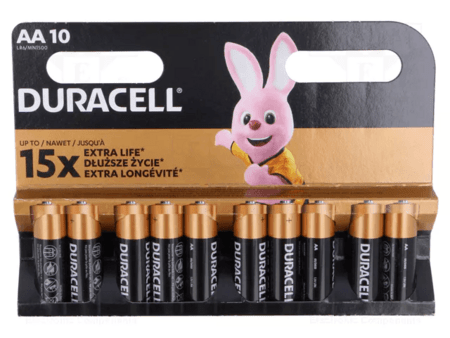 DURACELL patarei AA, 10 tk, 250-08444 