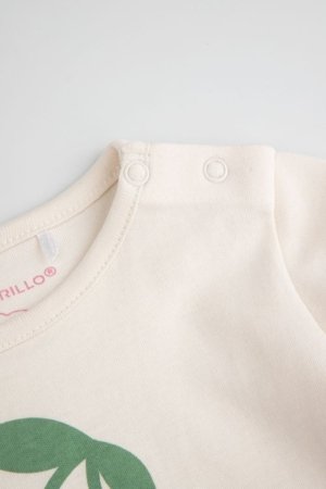 COCCODRILLO pikkade varrukatega bodi, beež, suurus 