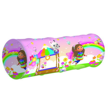 JOHN Gabby's Dollhouse pop-up tunnel, 150 cm x 45 cm, 74400 