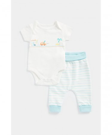 MOTHERCARE lühikeste varrukatega bodi + püksid, EC564 629178