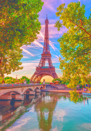 CLEMENTONI Puzzle mööda seine'i, 500 tk, 35598 