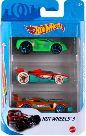 HOT WHEELS 3 autot komplekt, K5904 