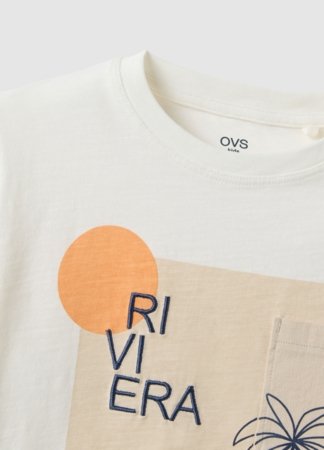 OVS lühikeste varrukatega t-särk, 110 cm, 002655631 