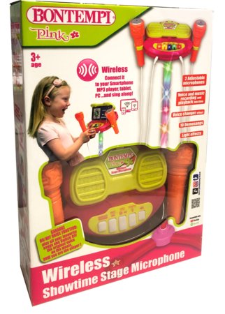 BONTEMPI TECH juhtmevaba lava mikrofonide statiiv kahe mikrofoniga, 421472 
