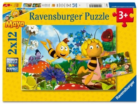 RAVENSBURGER PUZZLE pusle Mesilane Maia, 2x12 tk, 12004306 5 
