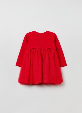 OVS GIRL9-36M DRESSES 2H 24-30 RED 001923500 