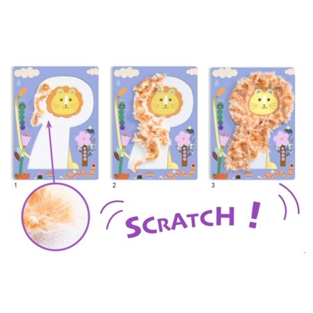 DJECO villa ja kleepsude kollaaži loovuskomplekt, DJ09128 