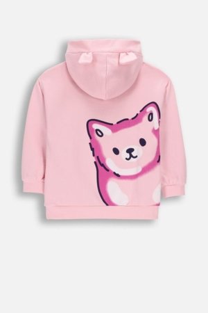 COCCODRILLO kapuutsiga pusa, roosa, WC6132301SGK-007-116, 116 cm 