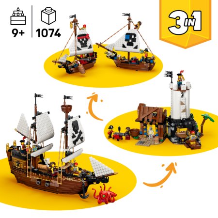 31387 LEGO® Creator Ikooniline piraadilaev 