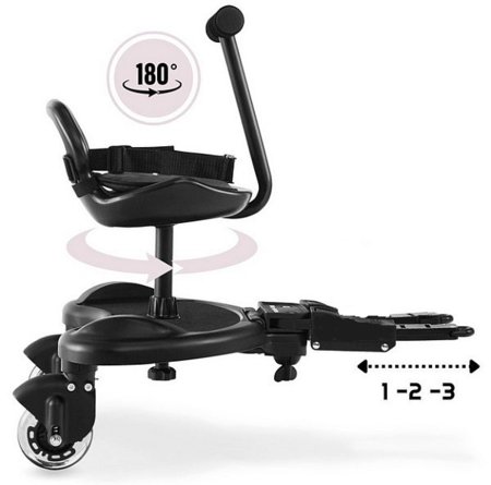 TRILLE jalutuskäru tarvik BROR, Black, 20-24 