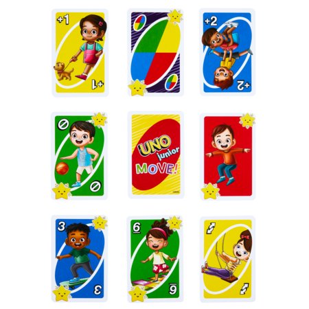 UNO Junior Move liikumisega kaardimäng, HNN03 