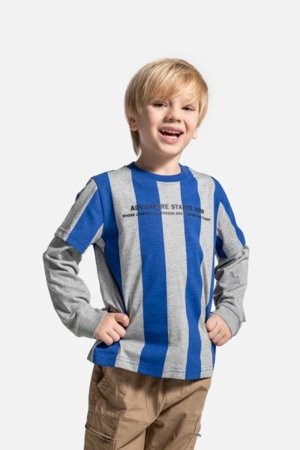 COCCODRILLO lühikeste varrukatega särk MONOCHROME BOY KIDS, värv, WC5143202MBK-022-122, 122 cm 