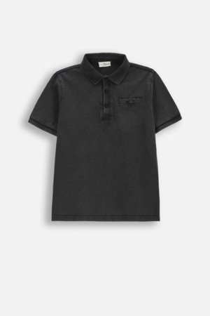 COCCODRILLO lühikeste varrukatega polo särk, mustad, WC6143601HBJ-021-158, 158 suurus 