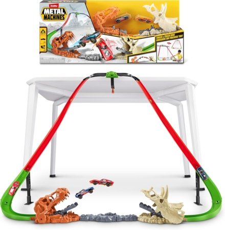 METAL MACHINES raja ja 2 auto mängukomplekt Smash & Crash, 1. seeria, assortii., 67132 