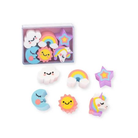 Kustutuskummide komplekt Unicorn and Candy assortii, 959317 