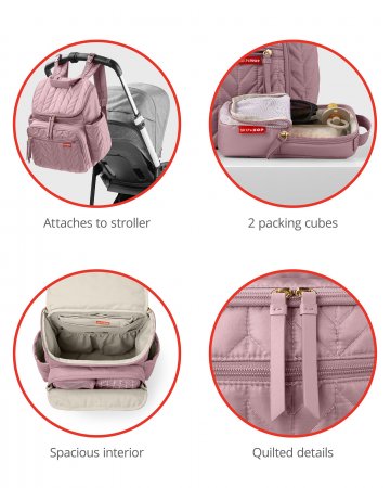 SKIP HOP beebitarvete FORMA, mauve mist, 9M203710 9M203710
