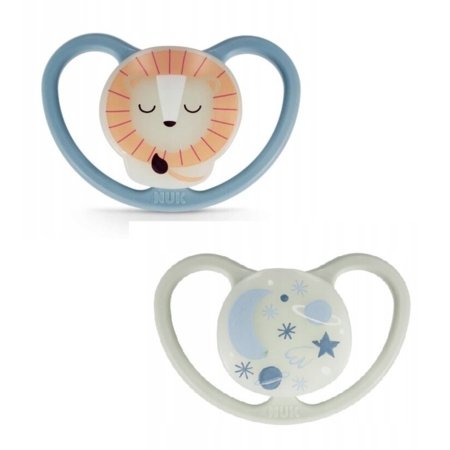 NUK lutt Space Night, 0-6m, 2 tk, SU97 