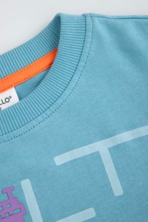 COCCODRILLO pikkade varrukatega t-särk, sinised, cm 