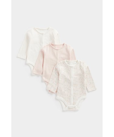 MOTHERCARE pikkade varrukatega bodi, 3 tk., CB318 594910